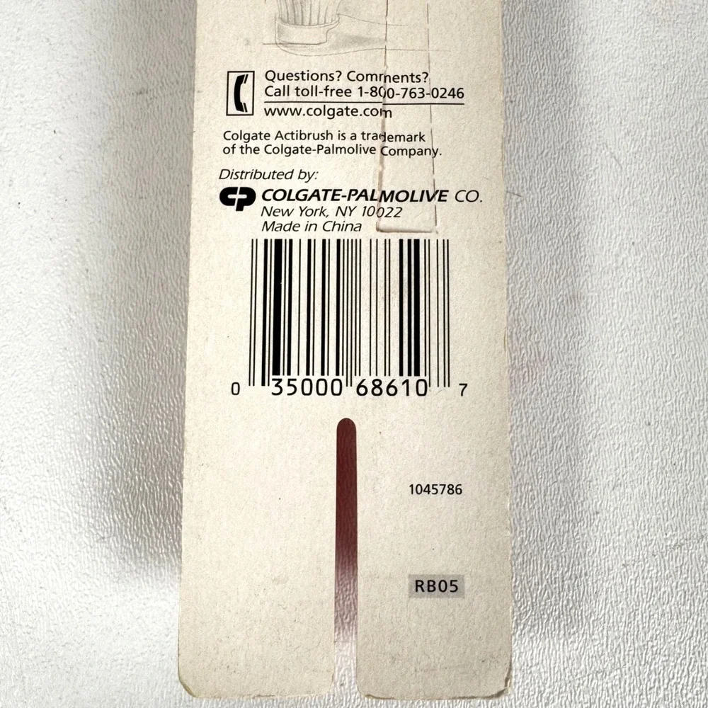 Colgate Actibrush Replacement Heads 2 Count Battery Powered Toothbrush New